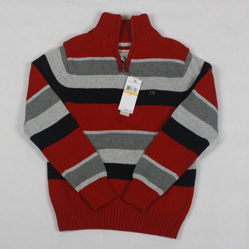 Calvin Klein Big Boys Phoenix Stripe Quart…